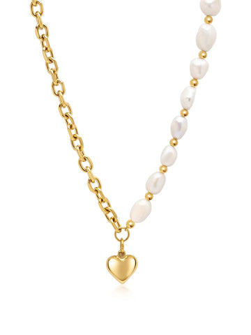 Nialaya Women's Necklace Baroque Love Choker Baroque Love Choker 15 Inches / 38.1 cm WNECK_333